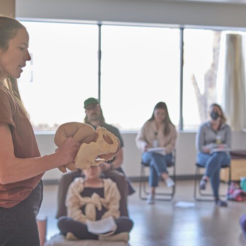 A warm childbirth education setting